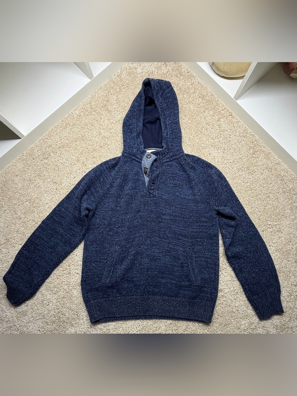 Vintage Y2K L.O.G.G. Hooded Boxy Sweater
